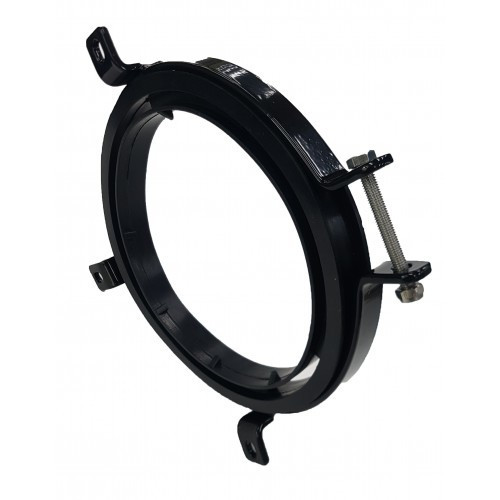 Davies, Craig DC-8700 Water Pump Bracket, EWP, Remote Mount, Rubber Damper, Steel, Black Powder Coat, Davies Craig EWP115/EWP140/EWP150 Water Pumps, Each