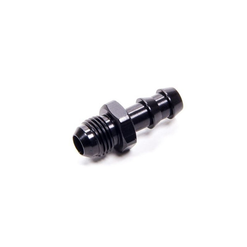Fragola 484106-BL Adapter, -6 AN Male, 3/8 in. Hose Straight, Aluminum, Black