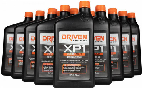 Driven Racing Oil 00006-12 Motor Oil, XP1, 5W20, Synthetic, 1 qt Bottle, Set of 12 Driven Racing Oil 00006-12 Motor Oil, XP1, 5W20, Synthetic, 1 qt Bottle, Set of 12