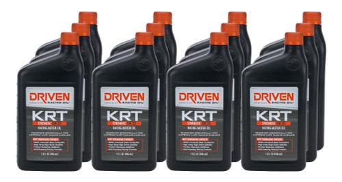 Driven Racing Oil 03406-12 Motor Oil, KRT 4-Stroke Kart, 0W20, Synthetic, 1 qt Bottle, Set of 12 Driven Racing Oil 03406-12 Motor Oil, KRT 4-Stroke Kart, 0W20, Synthetic, 1 qt Bottle, Set of 12
