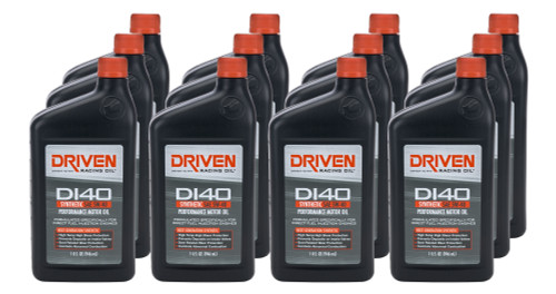 Driven Racing Oil 18406-12 Motor Oil, DI40, 5W40, Synthetic, 1 qt Bottle, Set of 12 Driven Racing Oil 18406-12 Motor Oil, DI40, 5W40, Synthetic, 1 qt Bottle, Set of 12