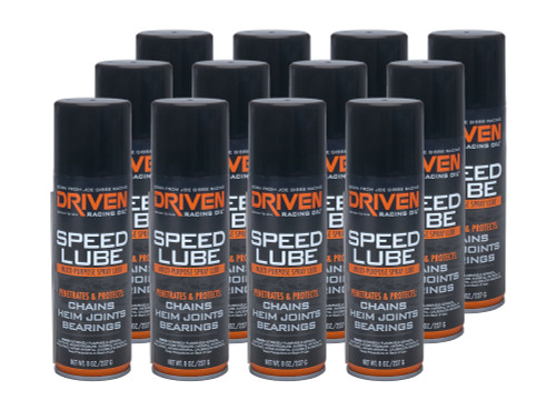 Driven Racing Oil 50090-12 Spray Lubricant, Chain, 8 oz Aerosol, Set of 12 Driven Racing Oil 50090-12 Spray Lubricant, Chain, 8 oz Aerosol, Set of 12