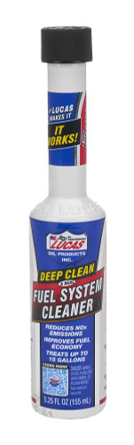 Lucas Oil LUC10669 Fuel Additive, Deep Clean, Fuel System Cleaner, 5.25 oz Bottle, Gas, Each