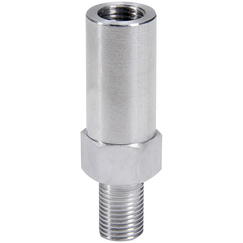 Allstar ALL18524 Hood Pin Extension,  1-3/4 in. Long. 1/2-20 in. thread, Aluminum, Clear Anodized