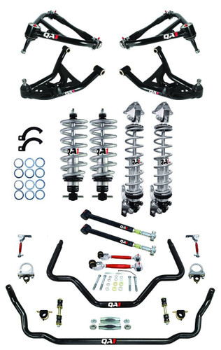 QA1 BW02-GMB5 Suspension Handling Kit, Level 2, Bearings/Coil-Over System/Control Arms/Shocks/Sway Bars/Tie Rod Sleeves/Trailing Arms, GM B-Body 1977-90, Kit