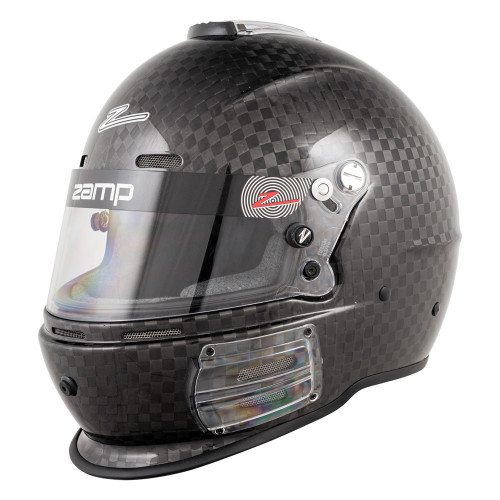 Zamp H780CB3XL Helmet, RZ-66C, Full Face, Snell SA2025, Head and Neck Support Ready, Carbon Fiber, X-Large, Each