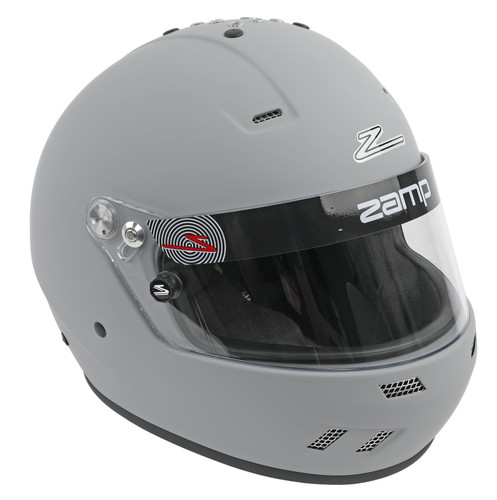 Zamp H78315FM Helmet, RZ-57V, Full Face, Snell SA2025, Head and Neck Support Ready, Gray, Medium, Each