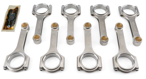 Molnar Technologies CH6250NLB8-A Small Block Chevy Connecting Rod, H-Beam, 6.250 in. Long, 7/16 in. Cap Screws, Billet Steel, Set of 8