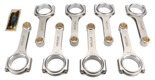Molnar Technologies CH6535VTB8-A Big Block Chevy Connecting Rod, H-Beam, 6.535 in. Long, 7/16 in. Cap Screws, Billet Steel, Set of 8
