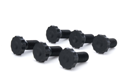 Allstar ALL16173 Flexplate Bolt Kit, 7/16-20 in. Thread, 1.000 in. Long, 12 Point Head, Steel, Black Oxide, Set of 6
