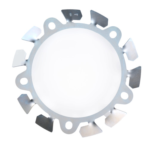 Allstar ALL42173 Brake Cooling Fan, Passenger Side, Hub Mounted, 12.75 in. Diameter, Wide 5 Bolt Pattern, 5/8 in. Studs, Steel, Zinc Oxide, Each