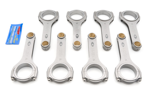 Callies U16210 Connecting Rod, Ultra, H Beam, 6.535 in. Long, Bushed, 7/16 in. Cap Screws, Forged, Steel, Big Block Chevy, Set of 8