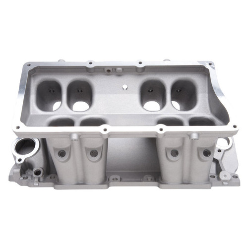 Edelbrock 70855 Intake Manifold, Victor Ram, Base Only, Tunnel Ram, Rectangle Port, Aluminum, Natural, Multi Port, Big Block Chevy, Each