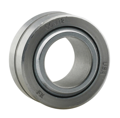 FK Rod Ends COM10 Spherical Bearing, COM Series, 0.625 in. ID, 1.188 in. OD, 0.625 in. Thick, Steel, Chrome, Each