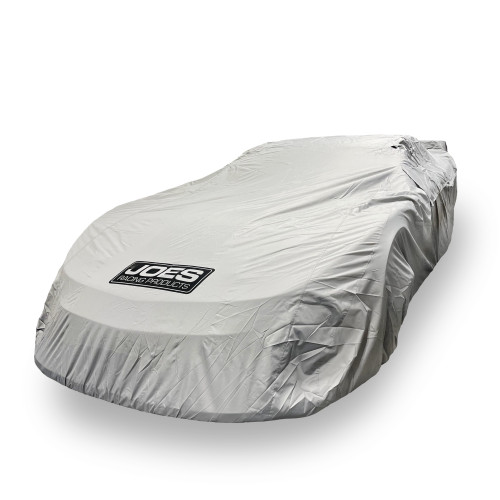 Joes Racing Products 27500-V2 Car Cover, Outdoor, Lightweight, Zippered Access Panels, Nylon, Gray, Late model, Each