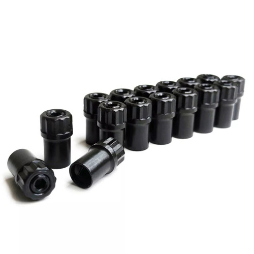 PRW Industries, Inc. 1200123 Rocker Arm Nut, 3/8-24 in. Thread, Steel, Black Oxide, Set of 16