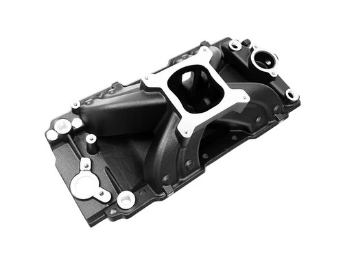Professional Products 53042 Intake Manifold, Hurricane, Square Bore, Single Plane, Rectangle Port, Aluminum, Black Paint, Big Block Chevy, Each