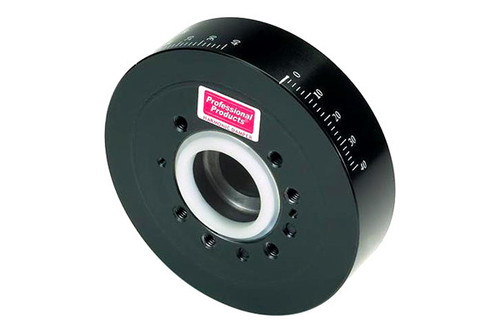 Professional Products 80007 Harmonic Balancer, PowerForce, 6.400 in. OD, Steel, Black, 50 oz External Balance, Small Block Ford, Each