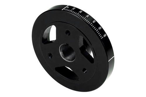 Professional Products 80010 Harmonic Balancer, PowerForce Lightweight, 6.000 in. OD, Steel, Black, Internal Balance, Small Block Chevy, Each