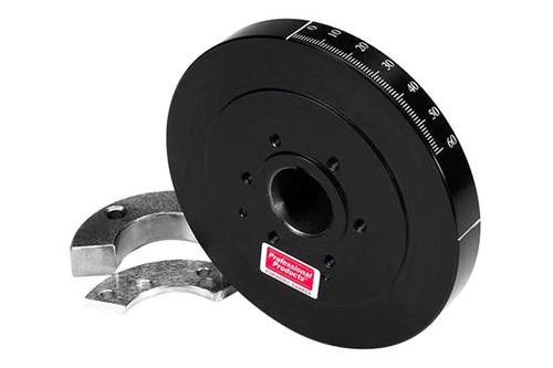 Professional Products 80012 Harmonic Balancer, PowerForce, 7.300 in. OD, External / Steel, Black, Internal Balance, Small Block Mopar, Each
