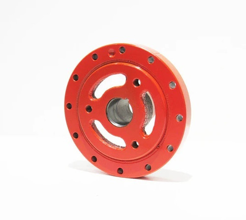 Professional Products 85000 Harmonic Balancer, 6.12 in. OD, Iron, Orange Paint, Internal Balance, Small Block Chevy, Each