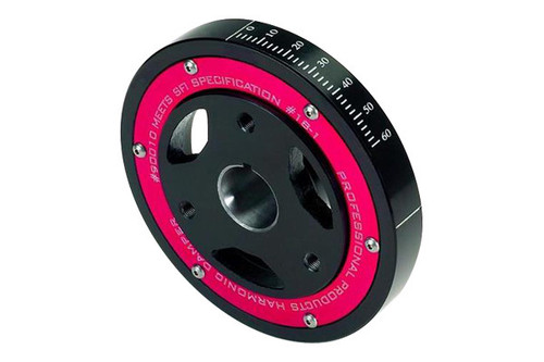 Professional Products 90010 Harmonic Balancer, PowerForce Plus Lightweight, 6.000 in. OD, SFI 18.1, Steel, Black, Internal Balance, Small Block Chevy, Each