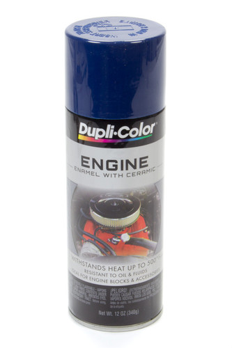 Dupli-Color/Krylon DE1606 Paint, Dupli-Color, Engine, High Temperature, Enamel, Gloss Ford Dark Blue, 12 oz Aerosol, Each