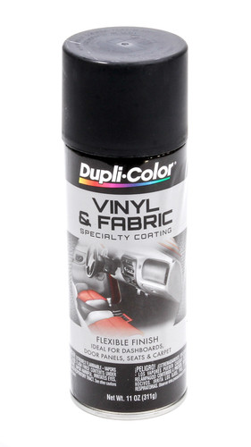 Dupli-Color/Krylon HVP106 Dye, Dupli-Color High Performance, Vinyl and Fabric, Flat Black, 12 oz Aerosol, Each