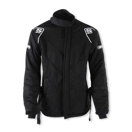 Simpson Safety 4802554 Driving Jacket, 6G, SFI 3.2A/20, Multi-Layer, Nomex, Black, 2X-Large, Each
