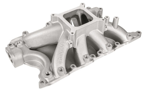 Trick Flow TFS-52500115-C04 Intake Manifold, R-Series, Square Bore, Single Plane, Aluminum, Natural, Small Block Ford, Each