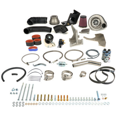 Vortech 4FA218-010L Supercharger System, Centrifugal Style, Natural, Ford Coyote, Ford Mustang 1986-93, Kit