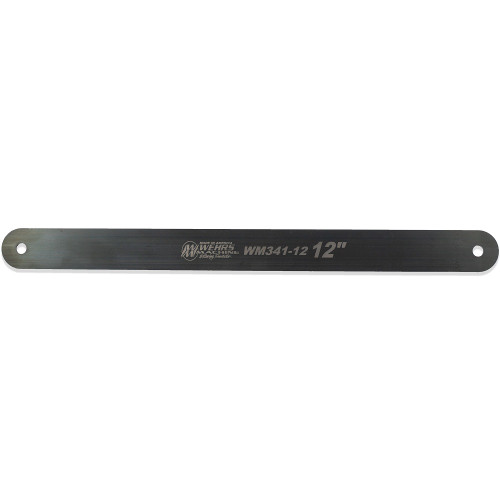 Wehrs Machine WM341-12 Body Brace, Bolt-On, 12 in. L x 1 in. W, 1/4 in. Holes, Steel, Natural, Each