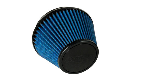 Corsa Performance 5120 Air Filter Element, MaxFlow 5, Clamp-On, Conical, 7.5 in. Base Diameter, 4.75 in. Top Diameter, 5 in. Tall, 6 in. Flange, Reusable Cotton, Blue, Universal, Each