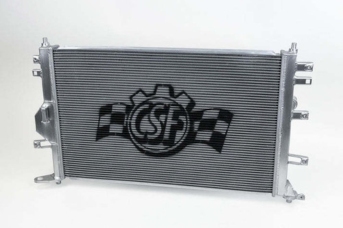 CSF Cooling 7233 Radiator, 26.417 in. W x 17.99 in. H x 1.65 in. D, Driver Side Inlet, Passenger Side Outlet, Aluminum, Natural, Toyota GR Corolla 2023-26, Each