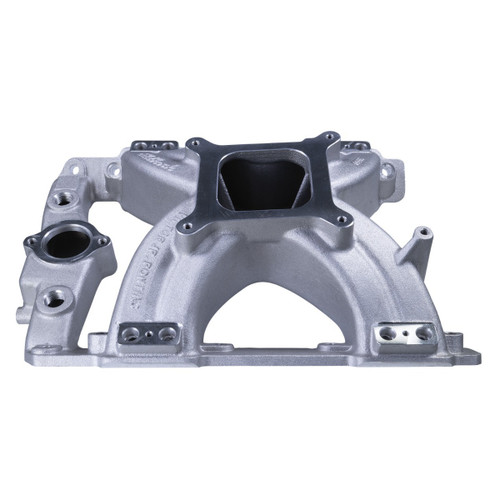 Edelbrock 295695 Intake Manifold, Victor Jr EFI, Competition EFI Flange, Single Plane, Aluminum, Natural, Pontiac V8, Each