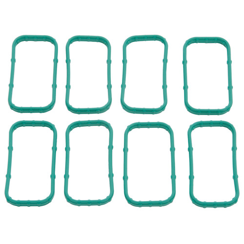 Edelbrock 7395 Intake Manifold Gasket, 2.95 x 1.416 in. Rectangle Port, Rubber, GM LS-Series, Set of 8