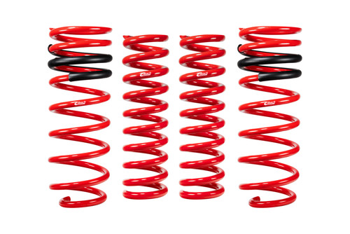 Eibach E30-82-096-04-22 Suspension Spring Kit, PRO-LIFT-KIT, Lift, 4 Coil Springs, Red Powder Coat, Toyota Fullsize Truck 2022-26, Kit