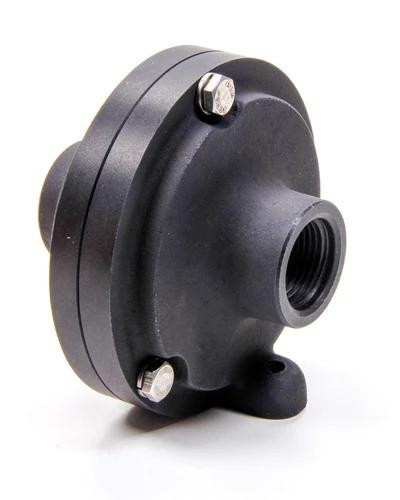 Enderle 4056 Fuel Filter, In-Line, 40 Micron, Stainless Element, 12 AN Female Inlet, 12 AN Female Outlet, Aluminum, Black Anodized, Each