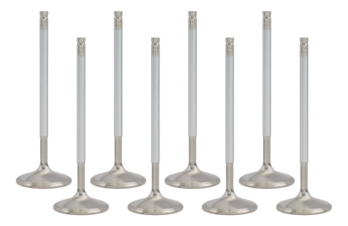 Ferrea F6074-8 Intake Valve, 6000 Series, 36 mm Head, 5.47 mm Valve Stem, 109.3 mm Long, Stainless, Honda K-Series, Set of 8