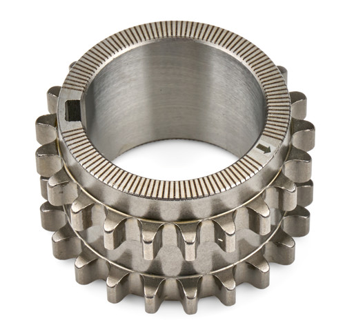 Ford M-6306-M50A Timing Chain Crankshaft Sprocket, Single Keyway, Steel, Natural, Ford Coyote/Voodoo, Each