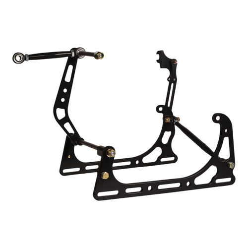 Joes Racing Products 25880-V2 Motor Mount, Brackets/Hardware Included, Aluminum, Black Anodized, Yamaha R6 Engines, Micro Sprint, Kit