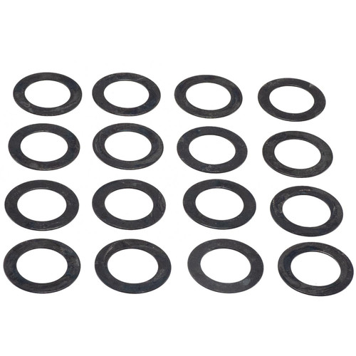 Melling 473060HP Valve Spring Shim, 0.003 in. Thick, 1.246 in. OD, 0.814 in. ID, Steel, Set of 16