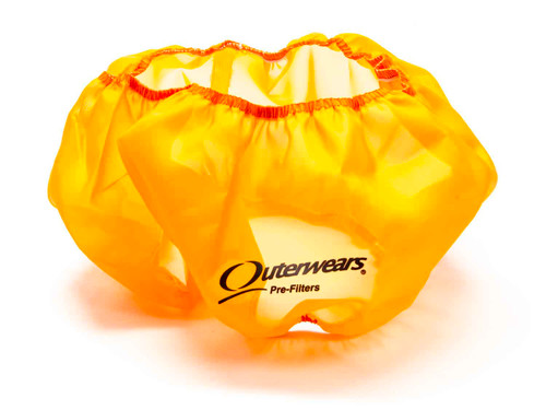 Outerwears 10-1026-05 Air Filter Wrap, Pre Filter, Round, 14 in. Diameter, 6 in. Tall, Outerwears Logo, Polyester, Orange, Each