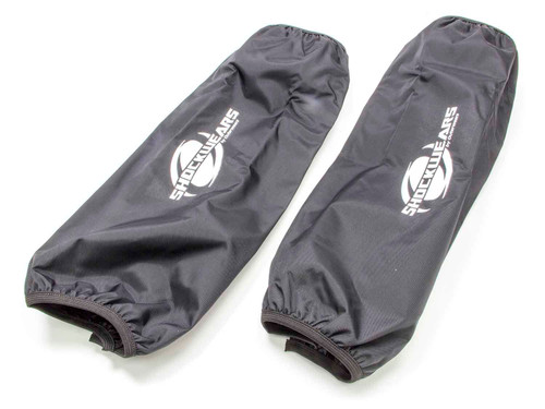 Outerwears 30-2616-01 Shock Cover, Shockwears, 16 in. Long, 5.000 in. OD, Elastic Ends, Hook and Loop Closure, Polyester, Black, Pair