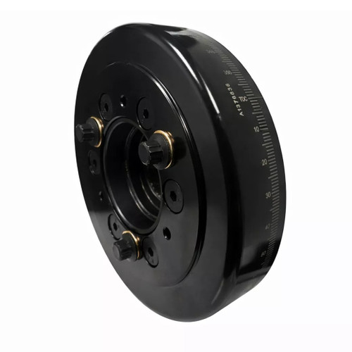PRW Industries, Inc. 2436450 Harmonic Balancer, 6.325 in. OD, Steel, Black Paint, Internal Balance, GM LS-Series, Each