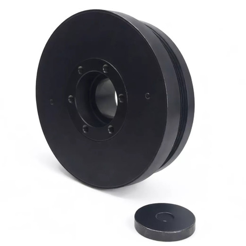 PRW Industries, Inc. 2540304 Harmonic Balancer, Power Elite, 8.375 in. OD, SFI 18.1, Steel, Black Paint, External Balance, GM Duramax 2017-19, Each