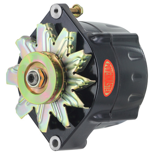 Powermaster 57297 Alternator, 12SI, 150 amp, 12V, Single V-Belt Pulley, Aluminum Case, Black Paint, GM, Each