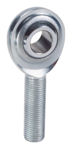 QA1 MCML10 Rod End, MC Series, Spherical, 10 mm Bore, 10 mm x 1.5 Left Hand Male Thread, Steel Ball, Steel, Zinc Oxide, Each
