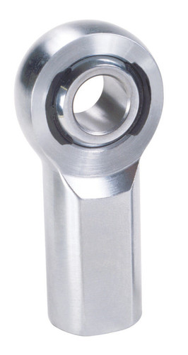 QA1 XFR6 Rod End, XF Series, Spherical, 3/8 in. Bore, 3/8-24 in. Right Hand Female Thread, PTFE Lined, Steel Ball, Chromoly, Zinc Oxide, Each