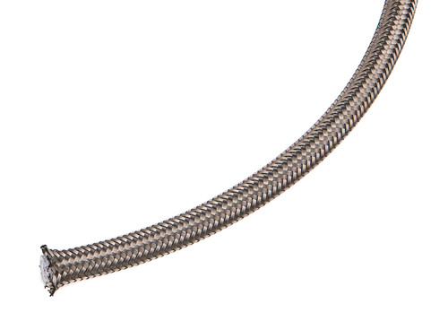 Redhorse Performance 304-04-1 Hose, 304 Series, 4 AN, 1 ft, Braided Stainless/PTFE, Natural, Each